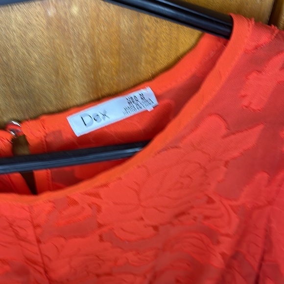 Dex red burnout twist-front top - Picture 2 of 4